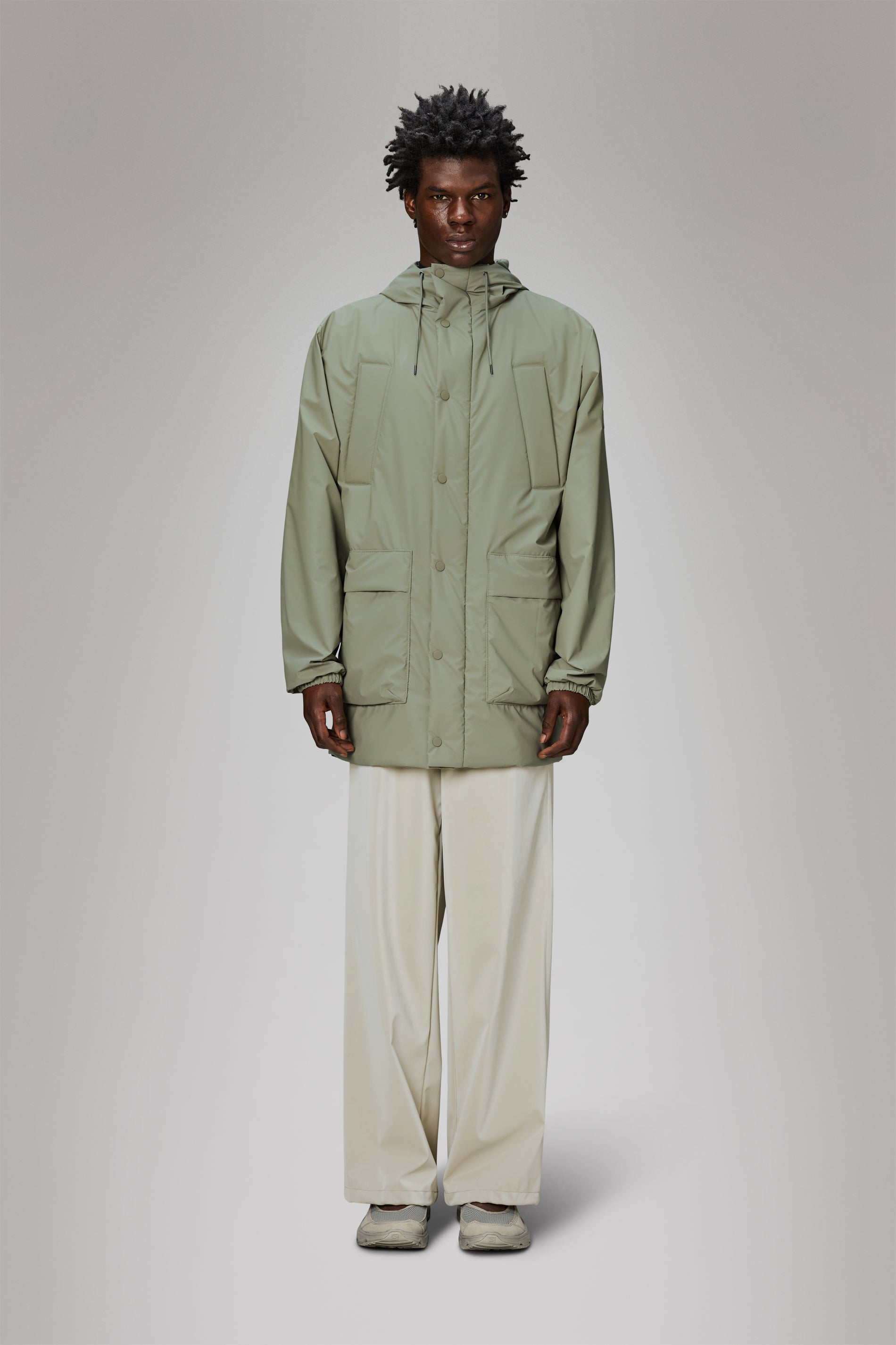 RAINS Lohja Long Insulated Cargo Jacket Drift Jacket